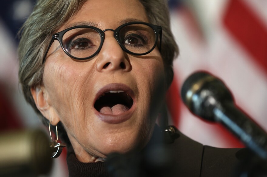 U.S. Sen. Barbara Boxer (D-CA) speaks during a news conference on military sexual assault November 6, 2013 on Capitol Hill in Washington, DC. A bipartisan group of senators are pushing to create an independent military justice system with the 2014 National Defense Authorization Act (NDAA). 