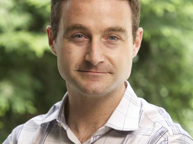 Kevin Hand, Planetary Scientist and Astrobiologist, photogrpahed at the 2011 Explorers Symposium. 