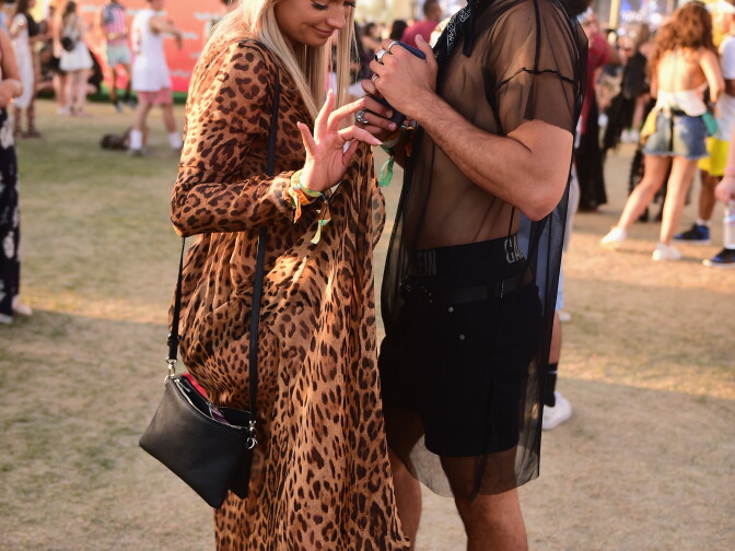 INDIO, CA - APRIL 15:  Festivalgoers attend day 2 of the 2017 Coachella Valley Music & Arts Festival Weekend 1 at the Empire Polo Club on April 15, 2017 in Indio, California.  (Photo by Emma McIntyre/Getty Images for Coachella)