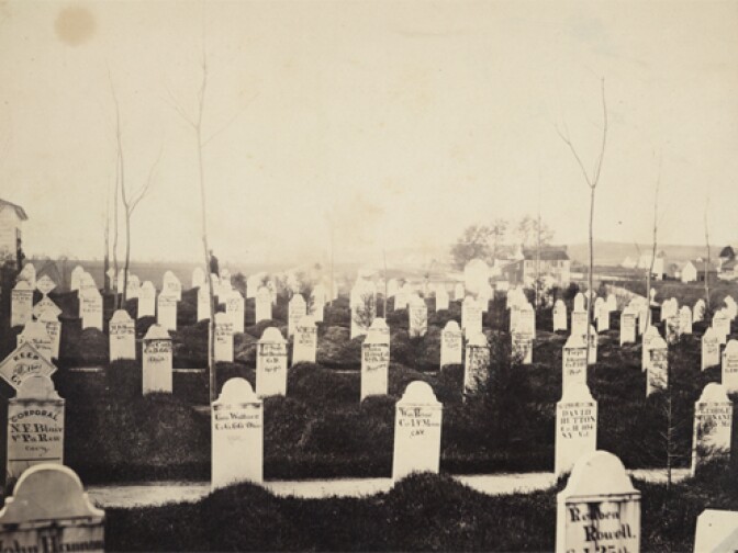 Soldiers Burying Ground, Alexandria, Va., May 1863. 