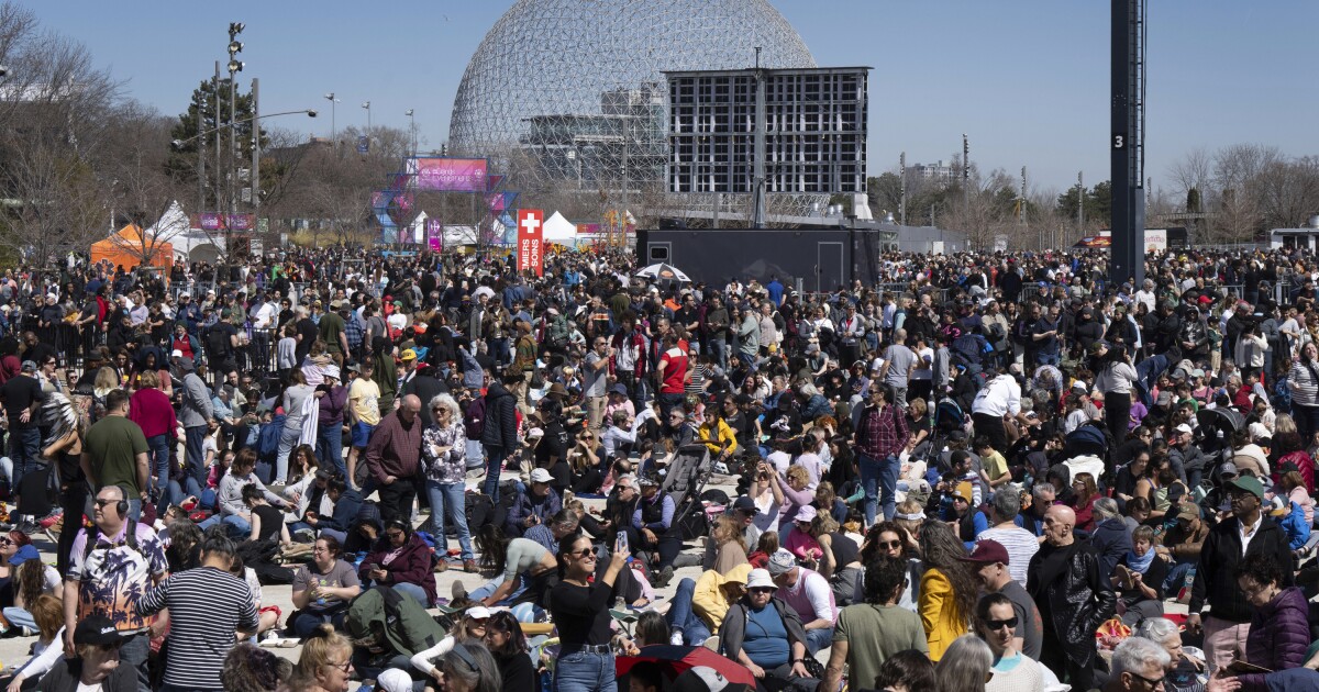 Montreal reports great conditions for a solar eclipse watch party in