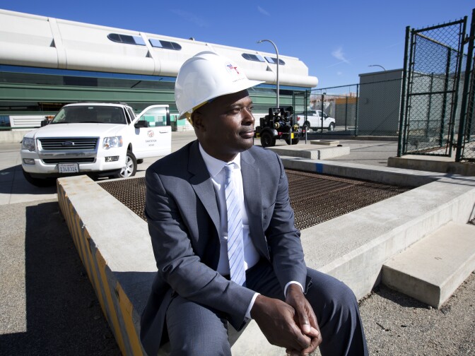 Tim Dafeta , Plant Manager. Hyperion Water Reclamation Plant  on Nov 12th 2015.