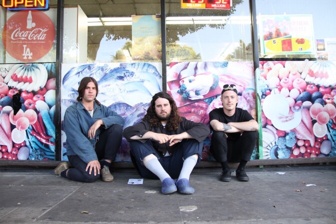 The band Arjuna Genome was fronted by Douglas James Sweeney, pictured center