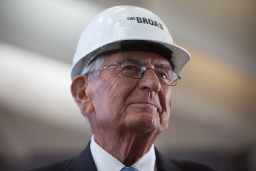 Eli Broad and his wife Edythe financed The Broad, which will house an extensive collection of their contemporary artwork.