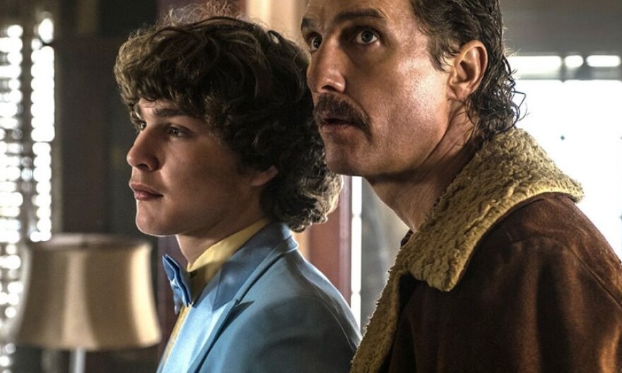 Richie Merritt and Matthew McConaughey play son-and-father drug dealers in "White Boy Rick."