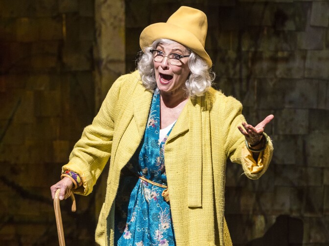 Betty Buckley in "Grey Gardens" The Musical. Directed by Michael Wilson, "Grey Gardens" plays at Center Theatre Group/Ahmanson Theatre through August 14, 2016. The book is by Doug Wright, music by Scott Frankel and lyrics by Michael Korie. "Grey Gardens" is based on the film by David Maysles, Albert Maysles, Ellen Hovde, Muffie Meyer and Susan Froemke. For tickets and information, please visit CenterTheatreGroup.org or call (213) 972-4400. Contact: CTGMedia@ctgla.org / (213) 972-7376.
Photo by Craig Schwartz.