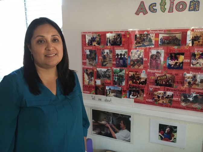 Guadalupe Gonzalez, director of Sunrise Preschool in Whittier says that during her 17 years in operation, her teachers have turned over on average every three years, partly due to the low wages in the field.