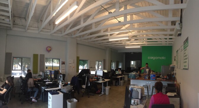 The offices of Cargomatic in Venice Beach, Calif.