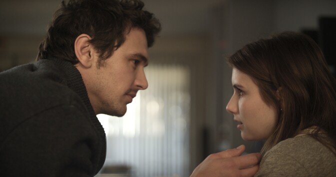 James Franco and Emma Roberts star in Gia Coppola's "Palo Alto."
