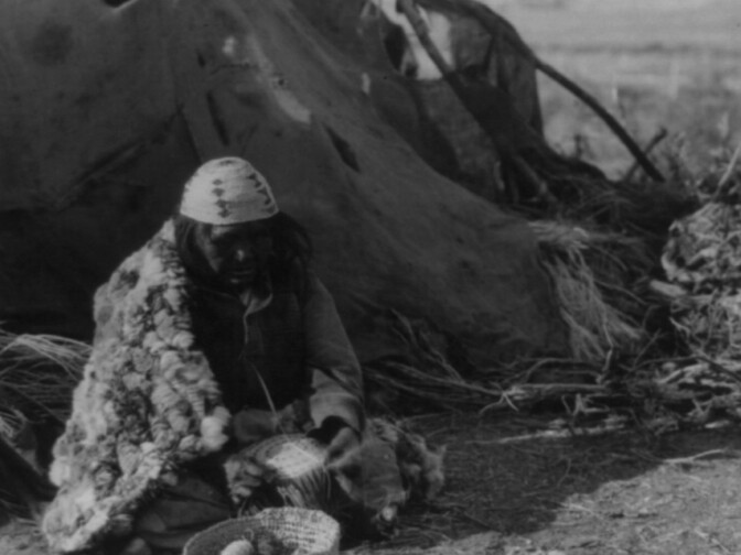  PAGE 248.Edward S. Curtis, "ACHOMAWI BASKET-MAKER,"photograph, 1923. Courtesy of Library of Congress, Prints & Photographs Division, Edward S. Curtis Collection, LC-USZ62-98674