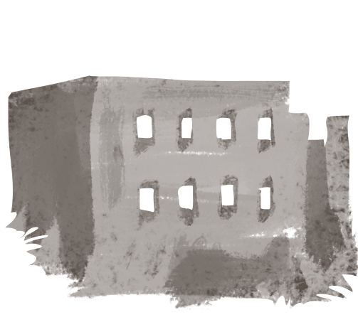 An animated illustrations shows cracks spread and the collapse of multiple walls.
