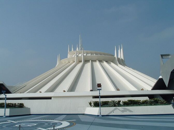 Space Mountain at Disneyland