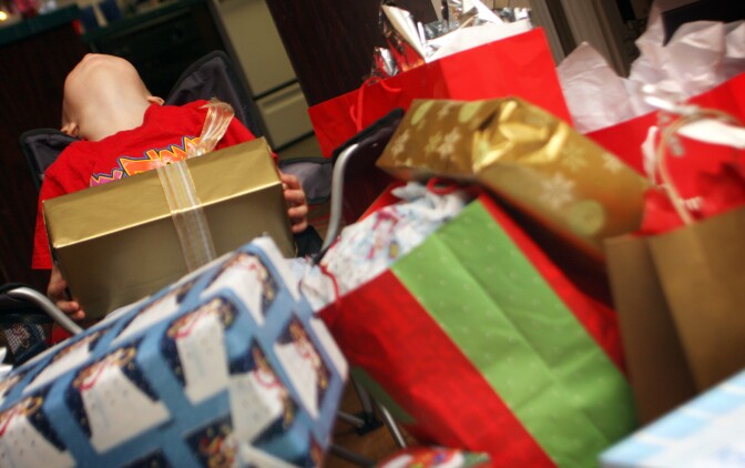 How do you teach little ones the importance of giving around the holidays?