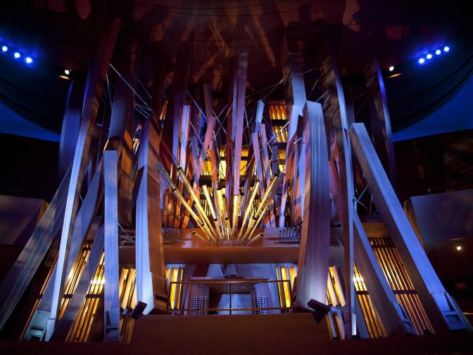 Walt Disney Concert Hall's signature organ turns 10 years old this month.