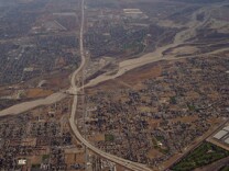 An arial photo of the Inland Empire in Southern California.