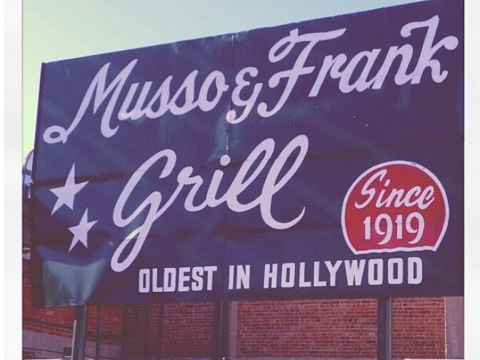Musso & Frank Grill, Hollywood
