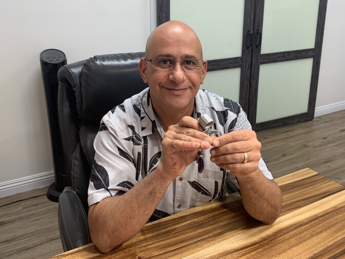 No Ka 'Oi owner Omi Chamdi was moved by jewelers who restored items damaged from the 2018 wildfires in Paradise, Calif.