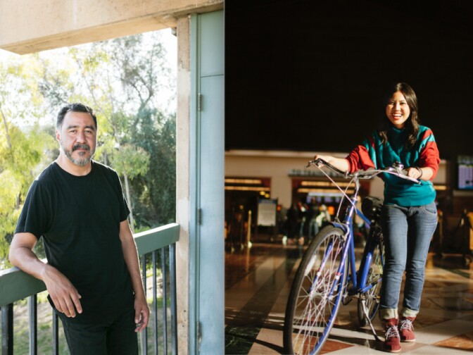 Noé Montes is the lead photographer of 'Portraits of Compassion and Maria Sipin is one of the unsung heroes highlighted in the exhibit.