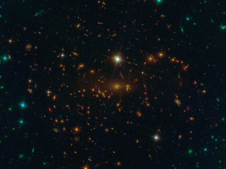 A cluster of distant galaxies known as SMACS 0723.
