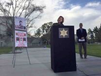 Orange County Sheriff Sandra Hutchens speaks on Wednesday, Jan. 27, 2016 about the three people who escaped from an OC jail.