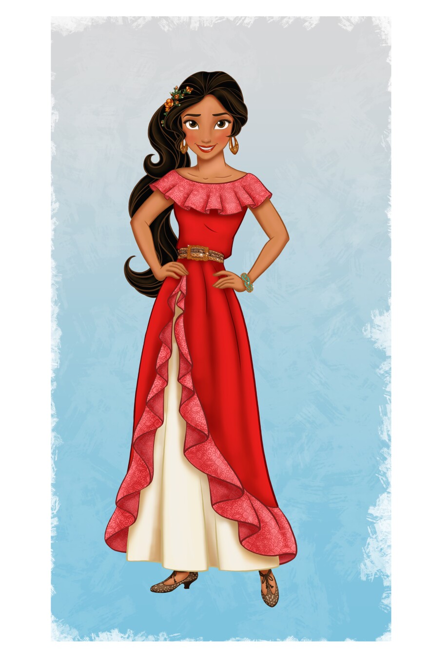 ELENA OF AVALOR - Princess Elena of Avalor, a confident and compassionate teenager in an enchanted fairytale kingdom inspired by diverse Latin cultures and folklore, will be introduced in a special episode of Disney Junior's hit series "Sofia the First" beginning production now for a 2016 premiere.  That exciting story arc will usher in the 2016 launch of the animated series "Elena of Avalor," a production of Disney Television Animation. (Disney Junior)
PRINCESS ELENA OF AVALOR