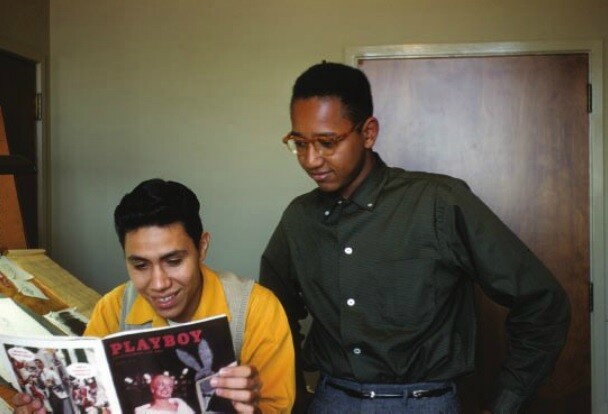 Ric Gonzales and a very young Floyd Norman in a non-Disney pose.