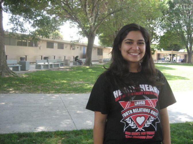 Birmingham High School senior Saaliha Khan is the school's first Muslim student body president and is active in a campus mediation program to ease ethnic tensions.