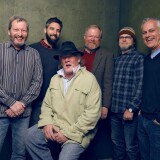 PARK CITY, UT - JANUARY 24: (L-R) Ken Kwapis, Bill Holderman, Bill Bryson, Nick Offerman, and Chip Diggins from "A Walk in the Woods" pose for a portrait at the Village at the Lift Presented by McDonald's McCafe during the 2015 Sundance Film Festival on January 24, 2015 in Park City, Utah.  (Photo by Larry Busacca/Getty Images)