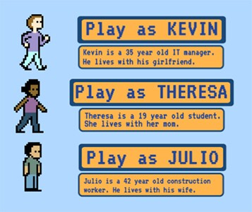 Characters you can play as on "The Bail Trap."