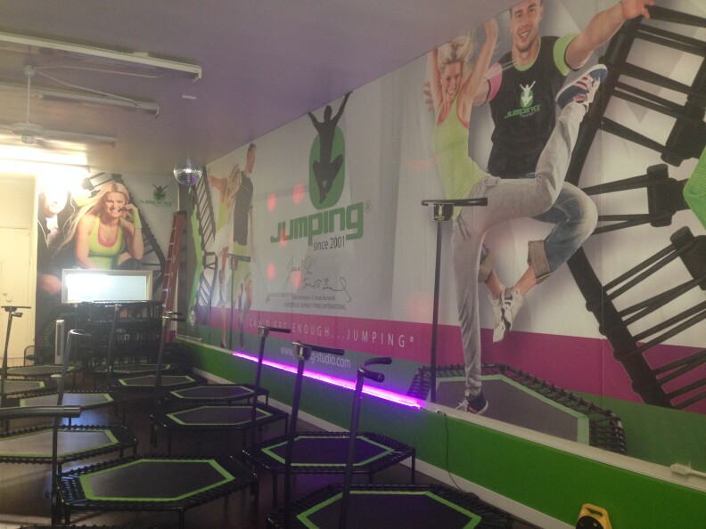 Jumping Fitness studio in Redondo Beach, CA.