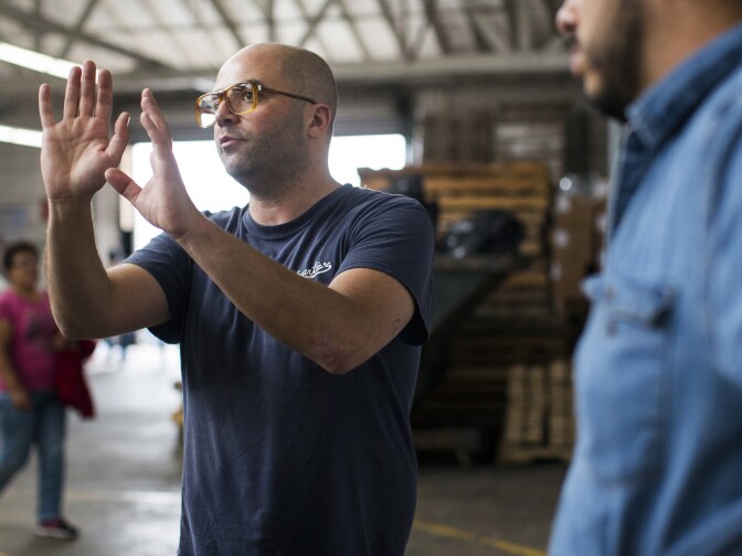 Sam Grossman is head of operations at Los Angeles Apparel, the new label started by American Apparel founder Dov Charney.