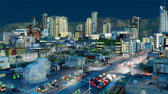Screengrab of the new SimCity game.