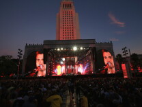 LOS ANGELES, CA - AUGUST 31:  Musician Juanes performs on the Marilyn Stage during day 2 of the 2014 Budweiser Made in America Festival at Los Angeles Grand Park on August 31, 2014 in Los Angeles, California.  (Photo by Christopher Polk/Getty Images for Anheuser-Busch)