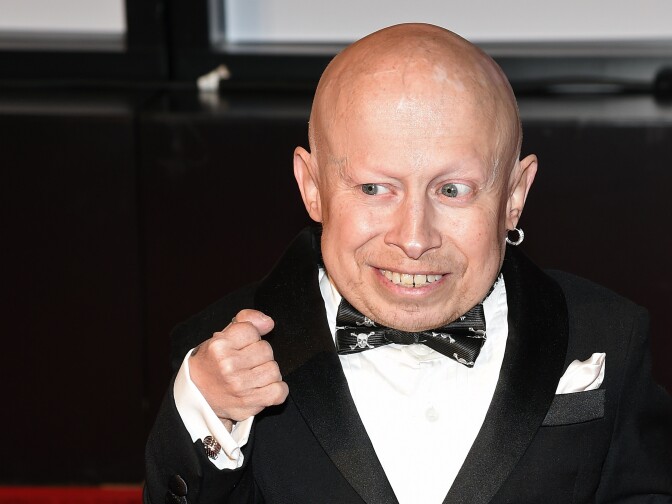 Actor Verne Troyer attends Muhammad Ali's Celebrity Fight Night XXI in Phoenix on March 28, 2015.