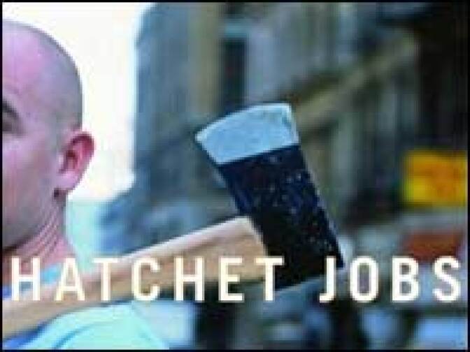 Detail of 'Hatchet Jobs: Cutting Through Contemporary Literature'