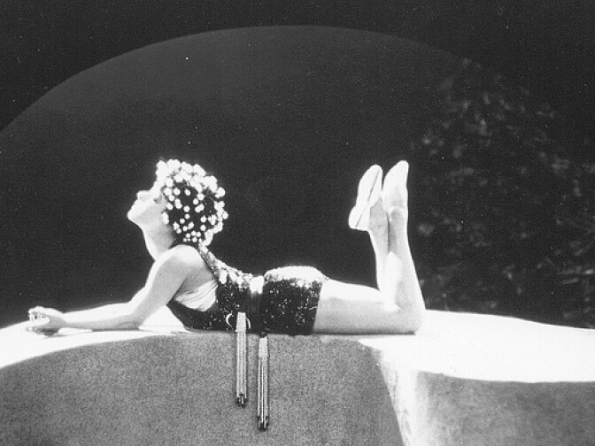 Alla Nazimova (pictured) produced and -- acted in -- an adaptation of Oscar Wilde's Salomé. 