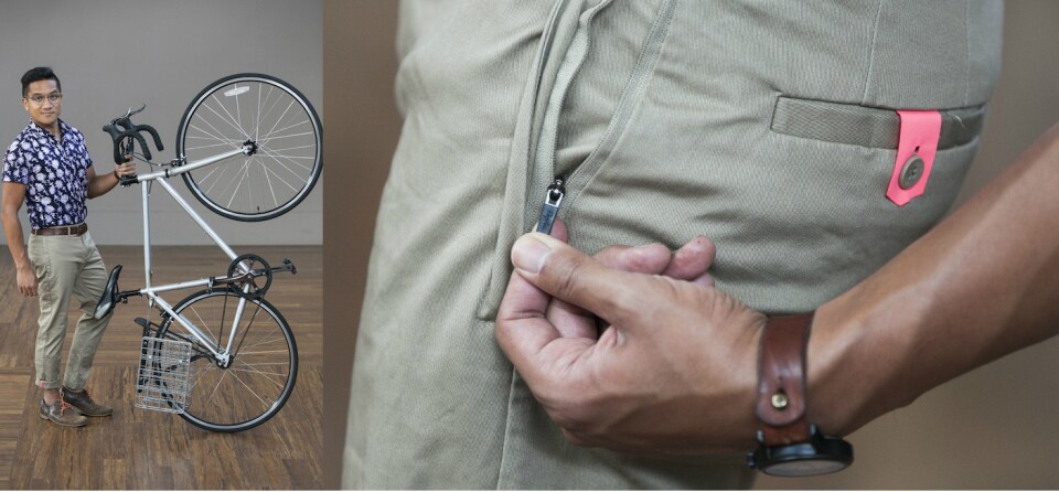 Leo Duran wear biking chinos made by Rapha.