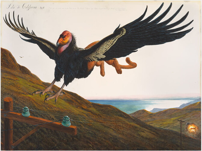 Walton Ford's "Isla de California," at Gagosian Gallery in Beverly Hills through December 16