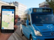 Metro hopes to launch an on-demand van service to fill gaps in the transit system. The transit agency in Helsinki ran a popular program, pictured here, called Kutsuplus. It was shut down after a pilot phase because it was found to be financially unsustainable.