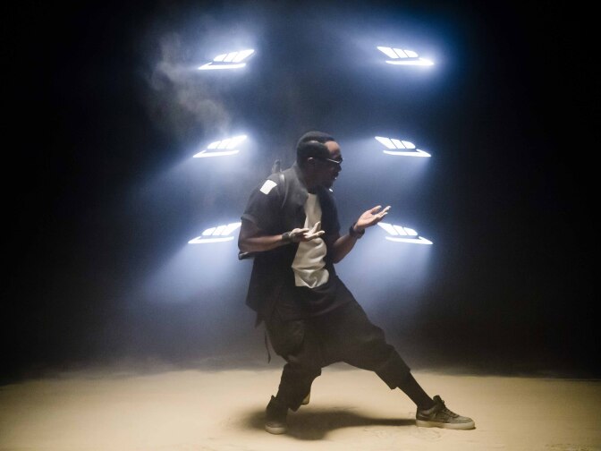 MADRID, SPAIN - JUNE 5: In this handout image provided by Lexus, Grammy award winning musician and global innovator, will.i.am is pictured behind the scenes at a photo shoot to launch the new Lexus NX Striking Angles campaign on June 5, 2014 in Madrid, Spain. (Photo by Getty Images via Lexus)