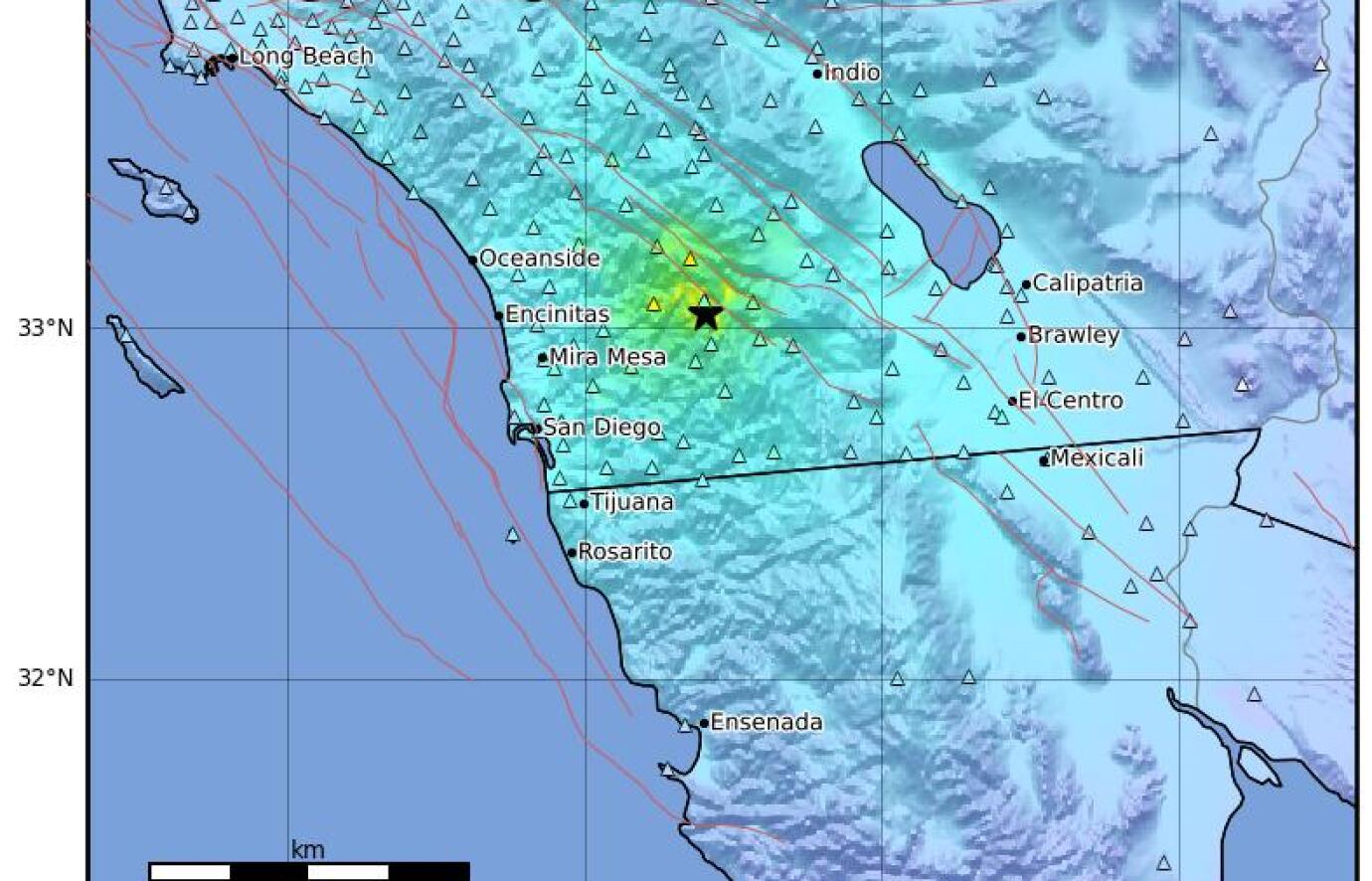 San diego earthquake today