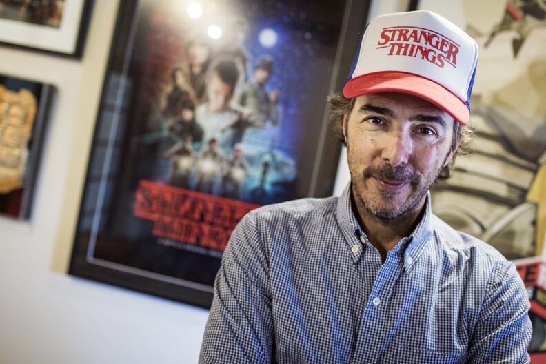 Shawn Levy produced and directed two episodes of Netflix's "Stranger Things." Levy runs 21 Laps Entertainment, a production company that's currently based at 20th Century Fox studios.