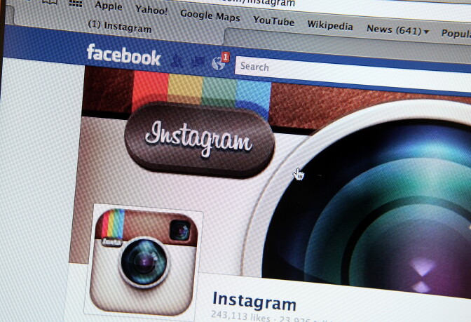 NEW YORK, NY - APRIL 09:  In this photo illustration, the photo-sharing app Instagram fan page is seen on the Facebook website on the Apple Safari web browser on April 9, 2012 in New York City. Facebook Inc. is acquiring photo-sharing app Instagram for approx. $1 billion.  (Photo by Justin Sullivan/Getty Images)