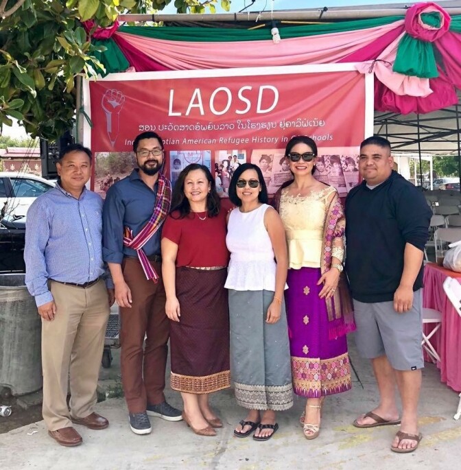 A group of Laotians based in San Diego County led a statewide effort to include Laotian history in state textbooks. 