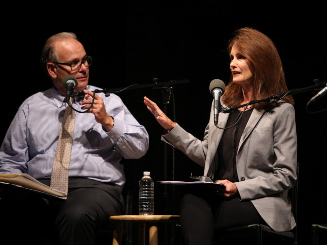 The California Counts Town Hall was moderated by Larry Mantle, host of KPCC’s AirTalk, and Beth Ruyak, host of Capital Public Radio's Insight. It was hosted by California Counts, a collaboration with KPCC in Los Angeles, KQED in San Francisco, Capital Public Radio in Sacramento and KPBS in San Diego.