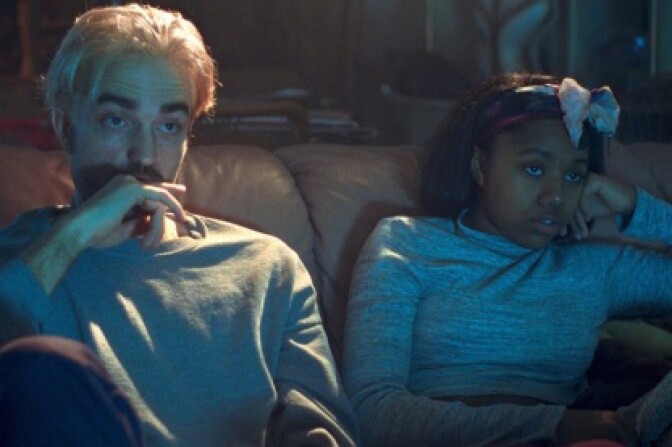 Actors Robert Pattinson and Taliah Webster in "Good Time."