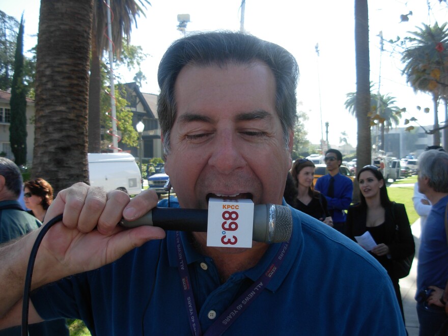 KNX reporter Pete Demitriou