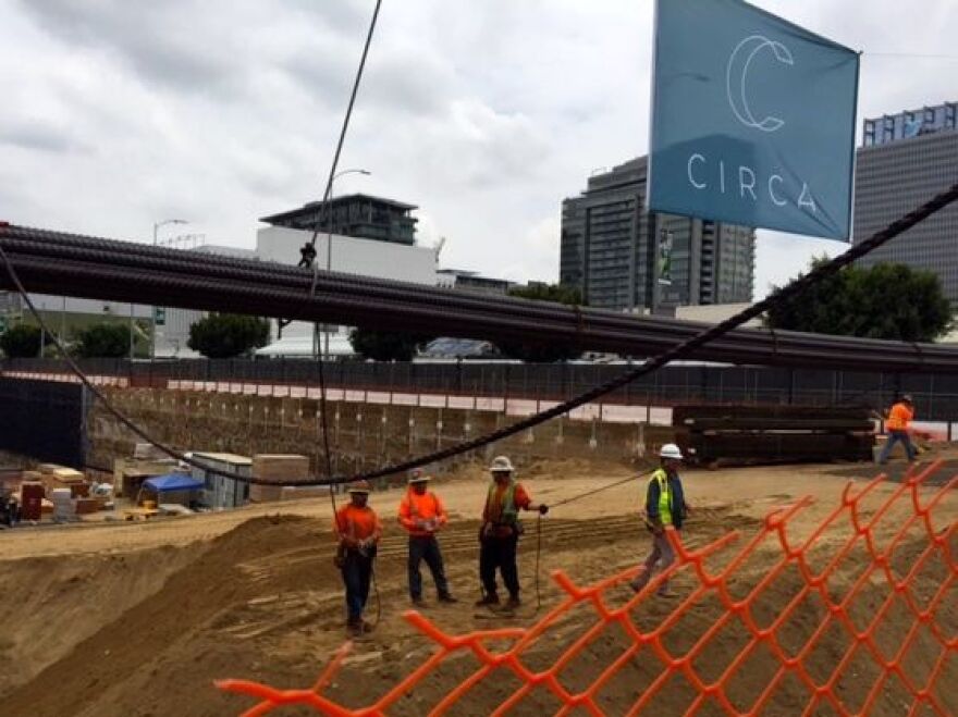 Circa is a mixed-use development that recently broke ground next to Staples Center.