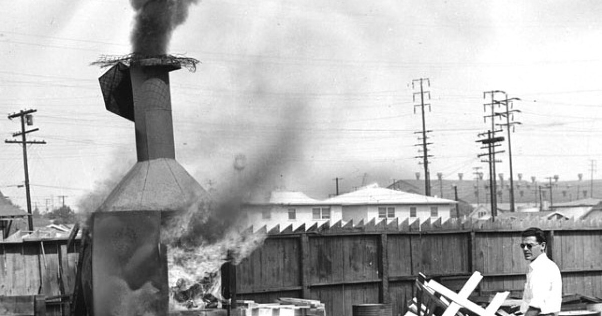 City archives show how LA banned incinerators to fight smog LAist
