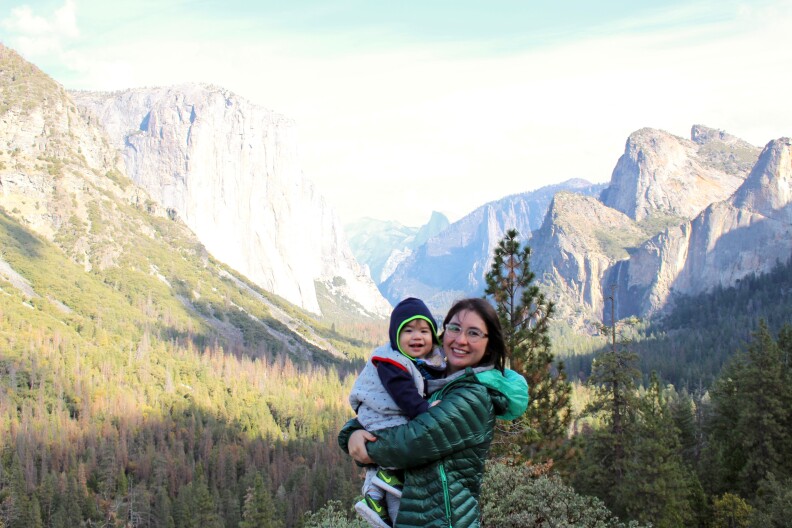 Camila Fernandez moved to California six years ago from Chile when her husband started graduate studies at Caltech. Now she has an American baby named Nicanor. 